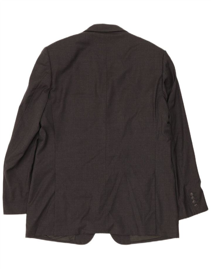 Valentino Herre 3-knaps blazerjakke IT 54 2XL Grå Ny Uld