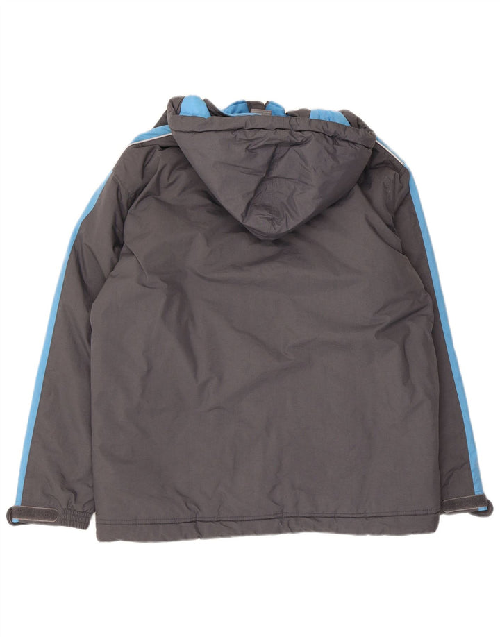 Nike drenge hætte vindjakke 15-16 år XL Grå Colourblock Nylon