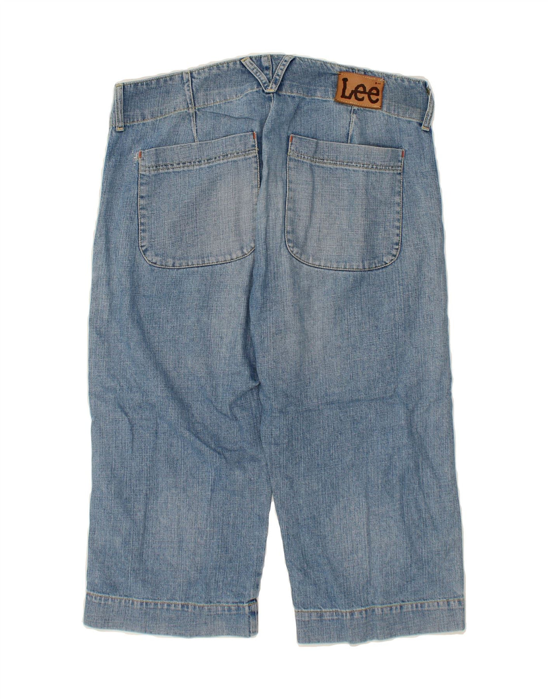 LEE Womens Capri Jeans W33 Medium  Blue Cotton Vintage Lee and Second-Hand Lee from Messina Hembry 