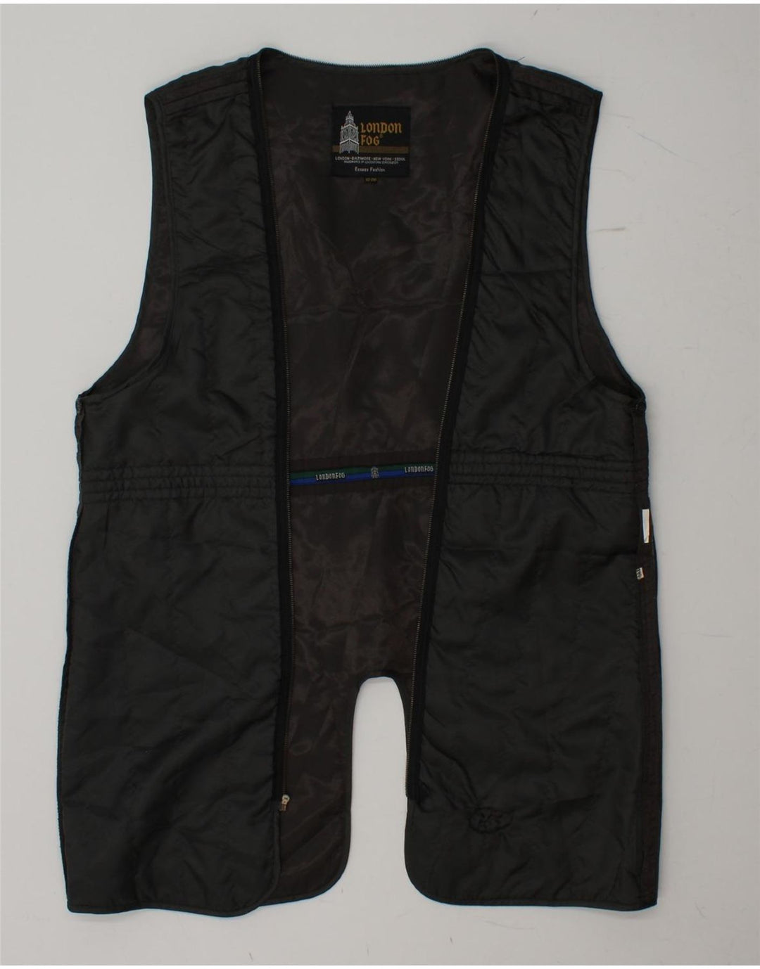 London Fog Herre Liner Gilet UK 38 Medium Black