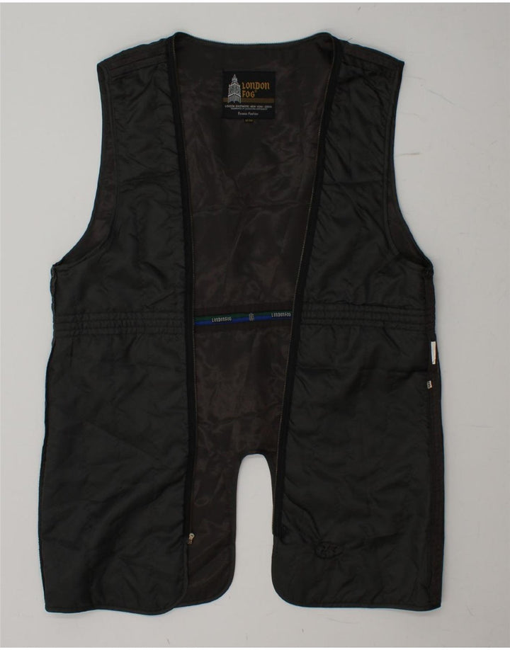 London Fog Herre Liner Gilet UK 38 Medium Black