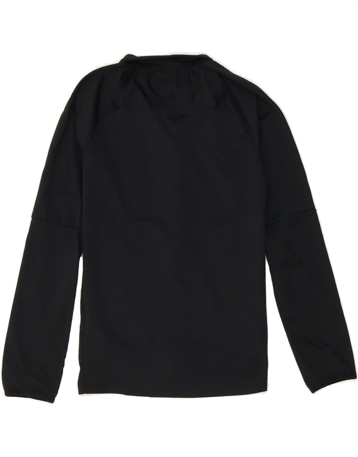 NIKE Boys Tracksuit Top Jacket 10-11 Years Medium Black Polyester Vintage Nike and Second-Hand Nike from Messina Hembry 