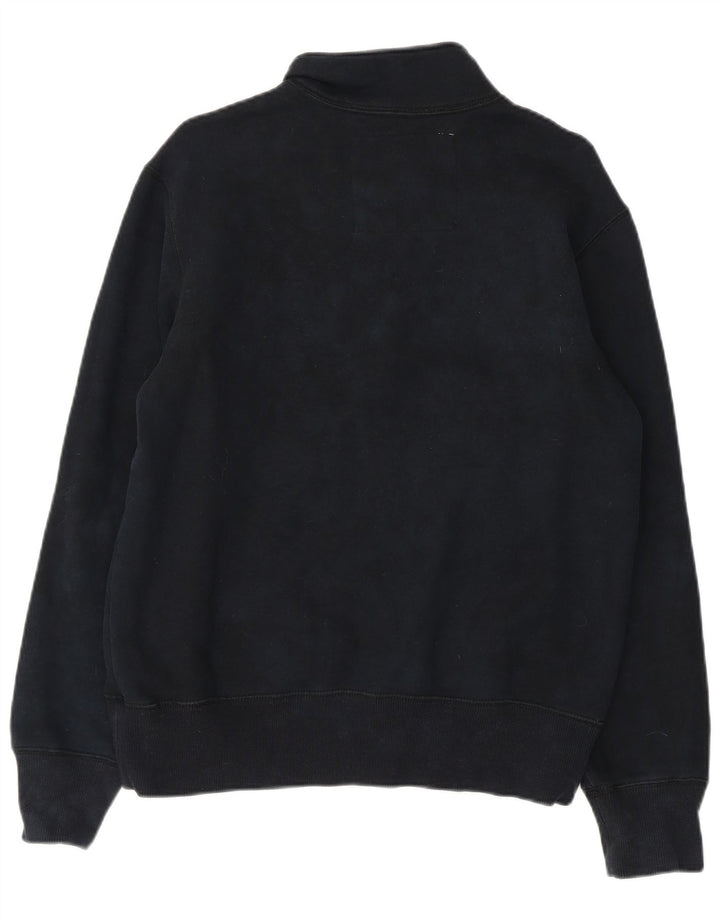 Eddie Bauer Dame Hættetrøje med lynlås-hals UK 14 Medium Navy Blue