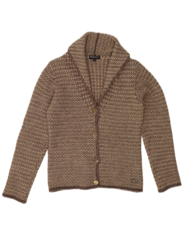 Breach Womens Cardigan Sweater UK 14 Medium Beige Akryl