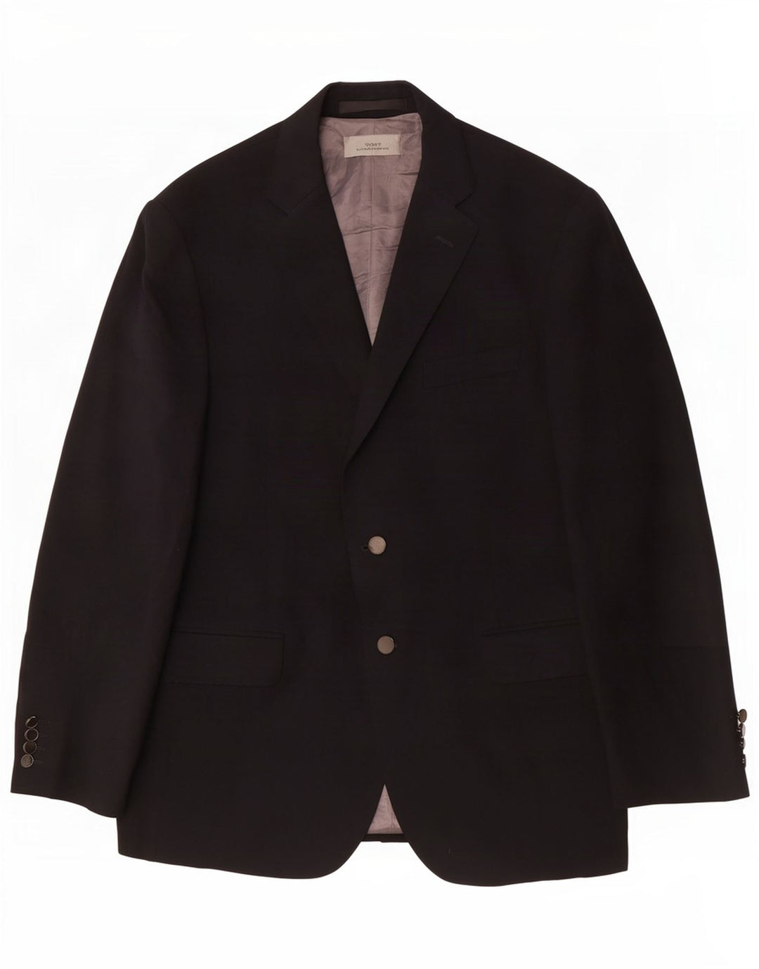 Marks & Spencer Herre 2-knaps blazerjakke UK 42 Stor marineblå polyester