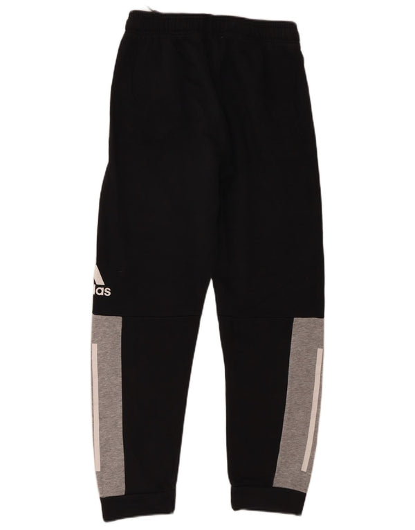 Adidas Drenge Træningsdragt Bukser Joggers 11-12 år Sort Colourblock