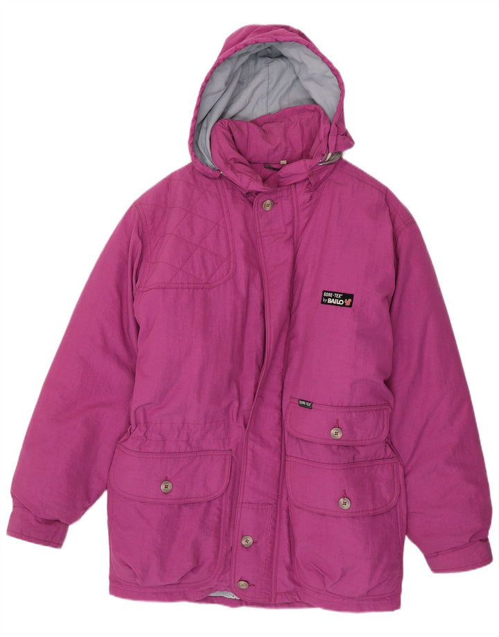 Bailo Herre Gore-Tex Hooded Windbreaker Jacket IT 48 Medium Pink Polyamid