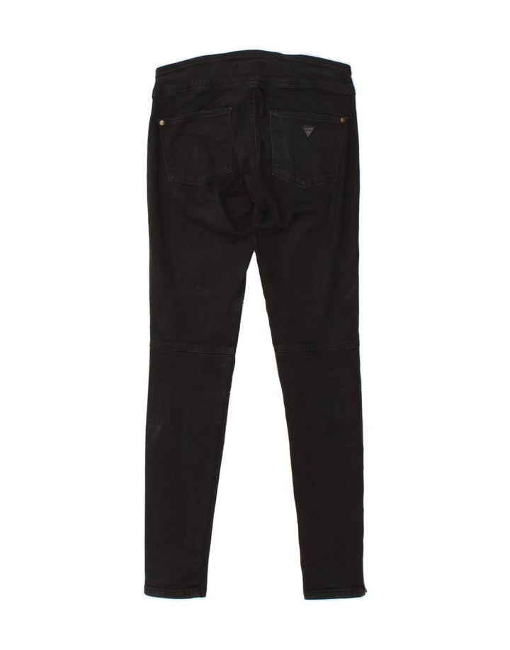 GUESS Womens Skinny Jeans W30 L31 Black Polyester Vintage Guess and Second-Hand Guess from Messina Hembry 