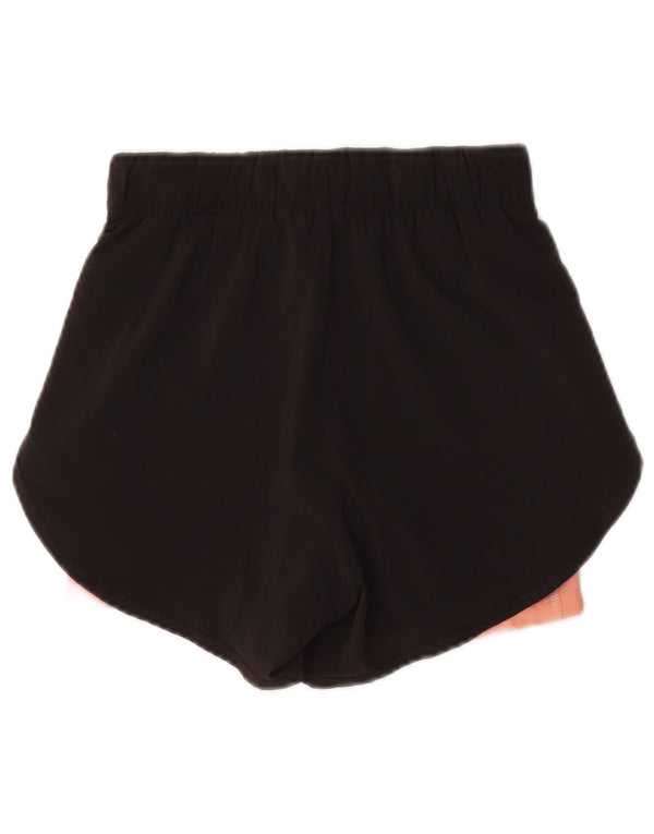 Nike Dame Dri Fit sportsshorts UK 4 XS sort polyester