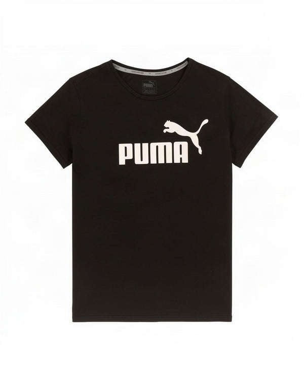 Puma Grafisk T-Shirt Top til kvinder DK 16 Stor Sort