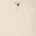 TOMMY HILFIGER Mens Regular Fit Polo Shirt XL White Cotton Vintage Tommy Hilfiger and Second-Hand Tommy Hilfiger from Messina Hembry 