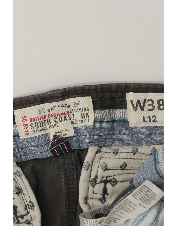 Fat Face Herre Cargo Shorts W38 XL Grå Bomuld