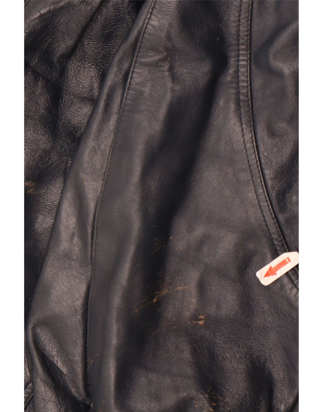 Sterling Herre Læderjakke UK 40 Large Navy Blue Læder