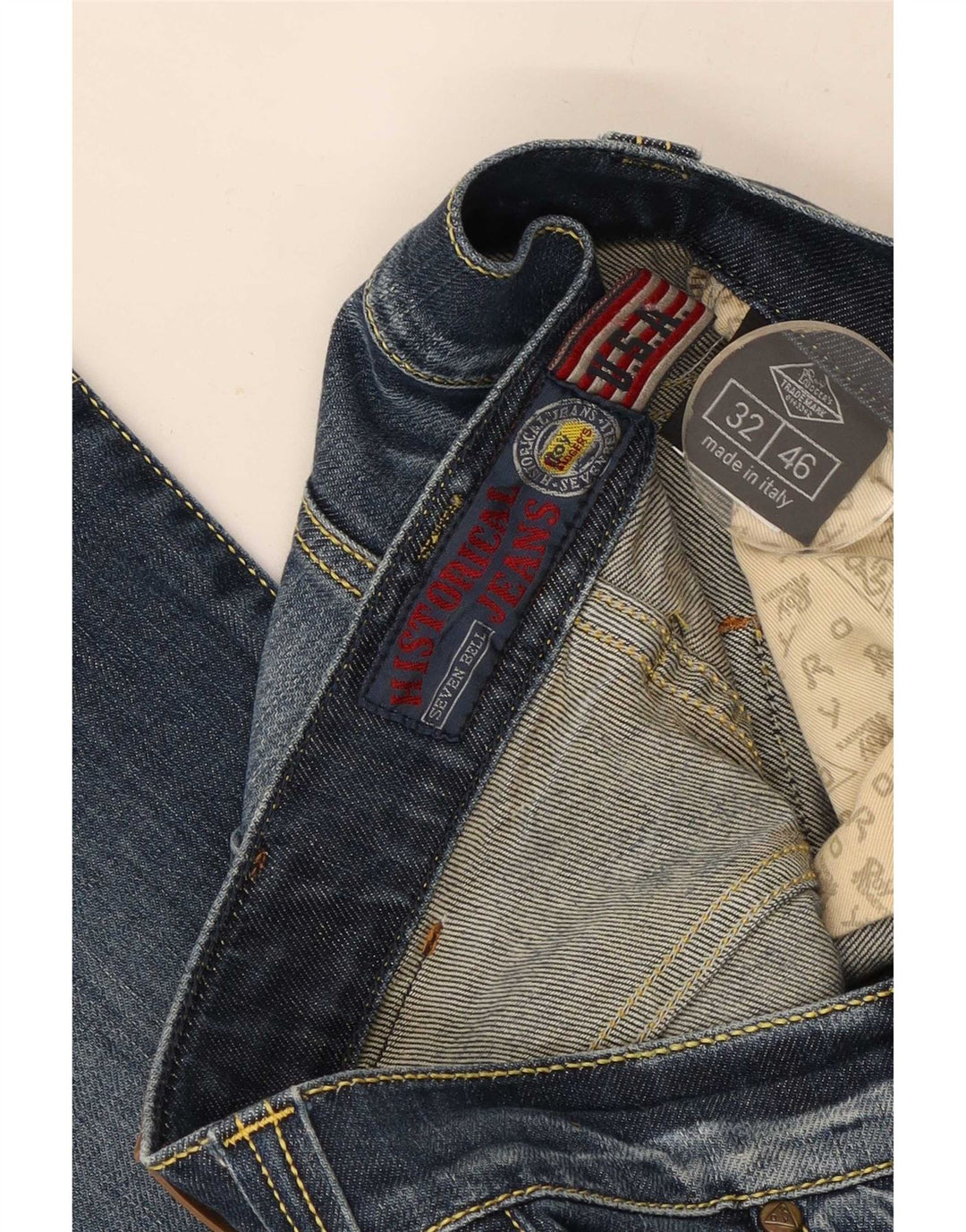 Roy Rogers Straight Jeans til mænd W32 L28 blå bomuld