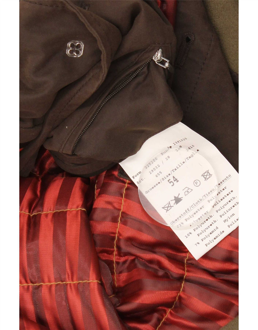Bugatti Herre Overfrakke EU 54 2XL Brun Polyester