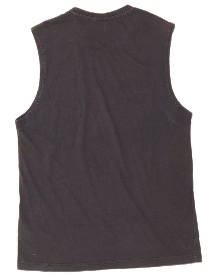 Lotto Herre Grafisk Vest Top Stor Sort Bomuld