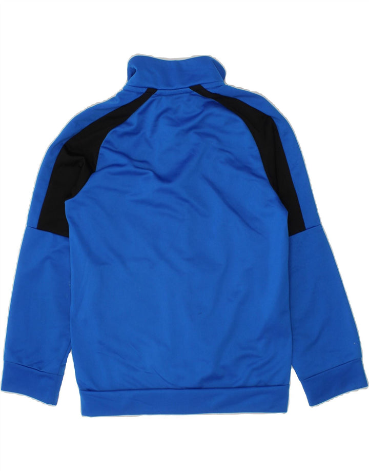 PUMA Boys Graphic Tracksuit Top Jacket 5-6 Years XS Blue Colourblock Vintage Puma and Second-Hand Puma from Messina Hembry 