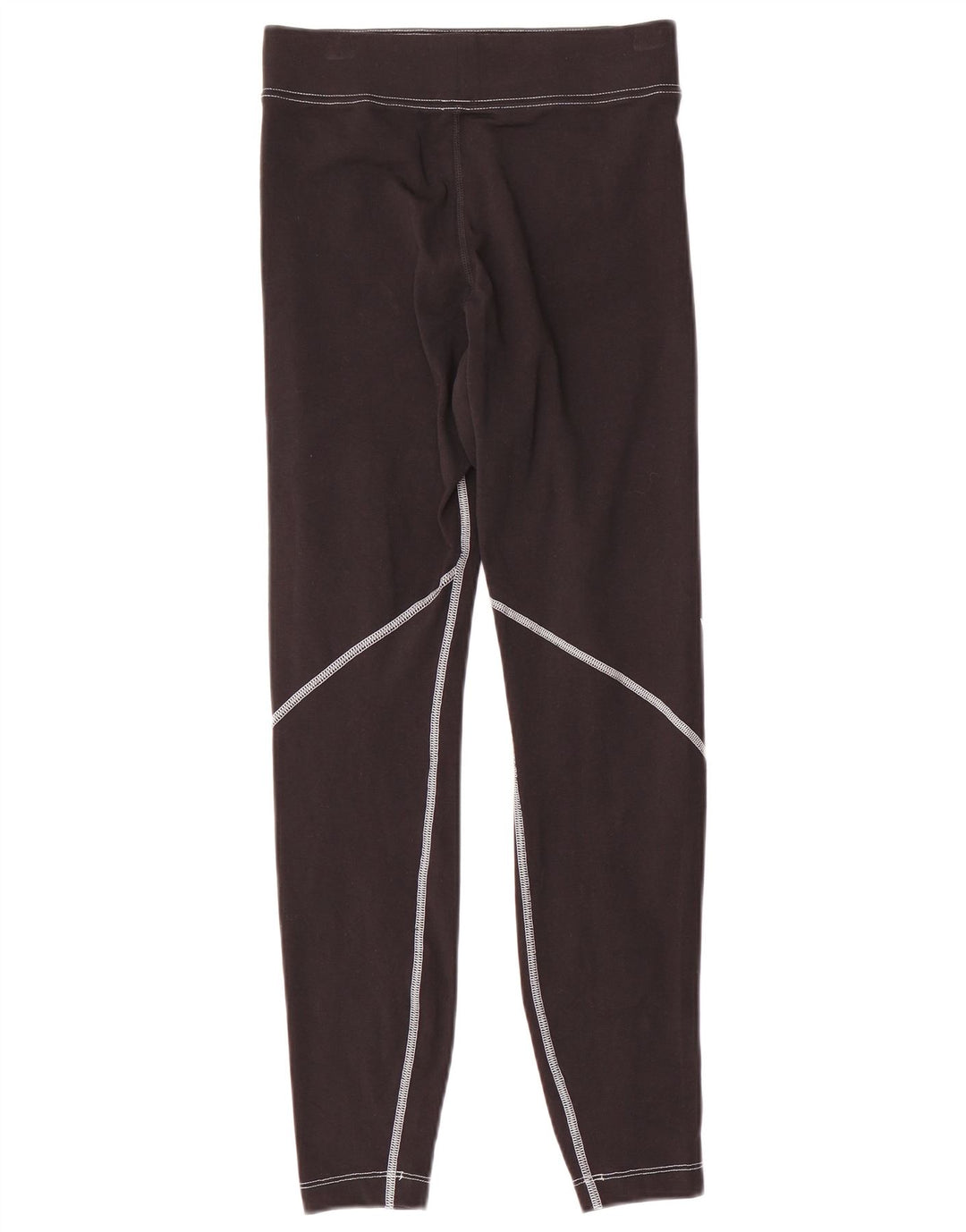 Nike Dame Grafiske Leggings UK 10 Small Black Bomuld
