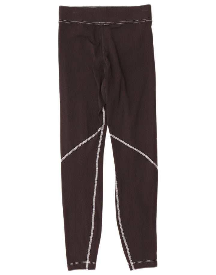 Nike Dame Grafiske Leggings UK 10 Small Black Bomuld