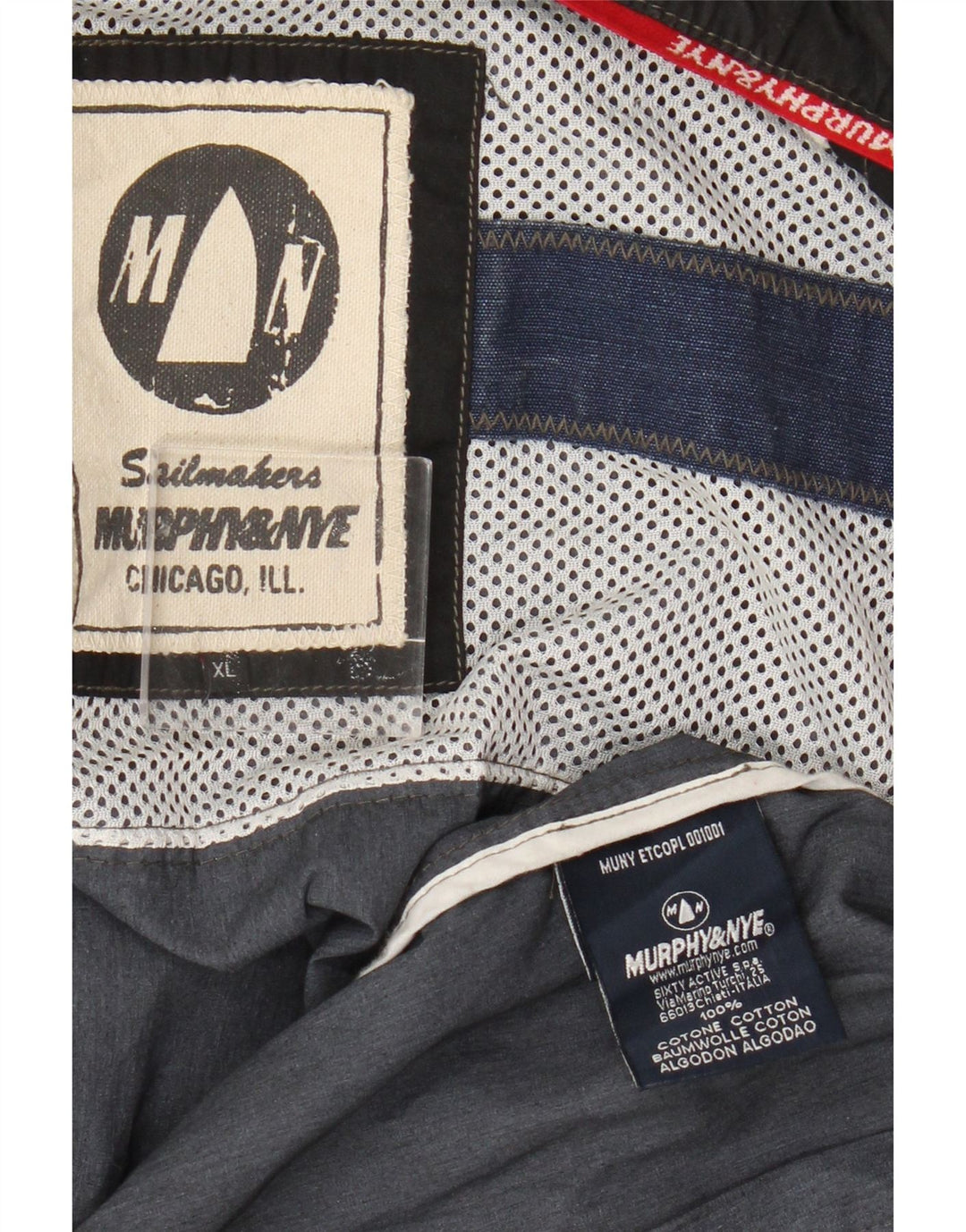 Murphy & Nye Graphic Bomber Jacket til kvinder UK 18 XL Sort bomuld