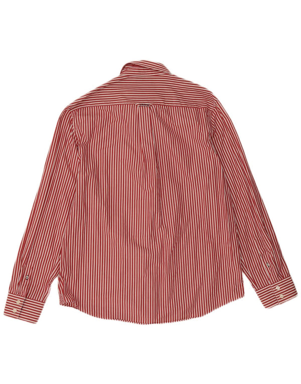 Crew Clothing Herre Classic Fit skjorte 2XL rød nålestribet bomuld