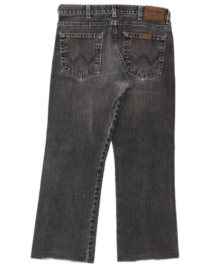 Wrangler Herre Bootcut Jeans W32 L27 Blå Bomuld