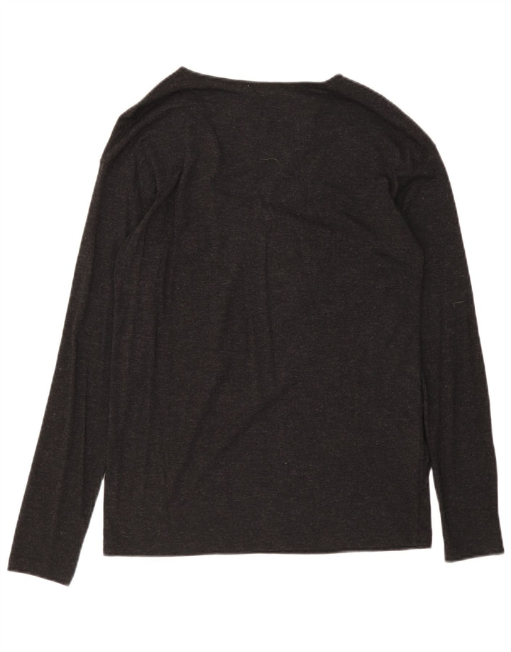 Massimo Dutti Dame Top Langærmet UK 12 Medium Sort
