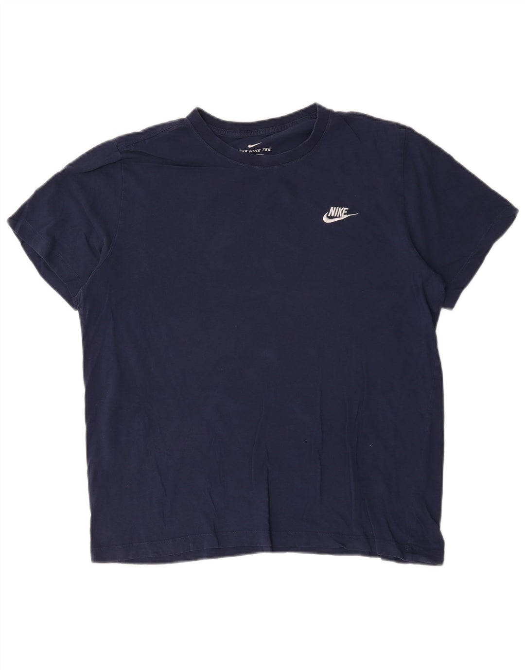 Nike T-shirt top til mænd, stor marineblå bomuld