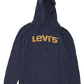 Levi's Grafisk hættetrøje til mænd Stor marineblå bomuld