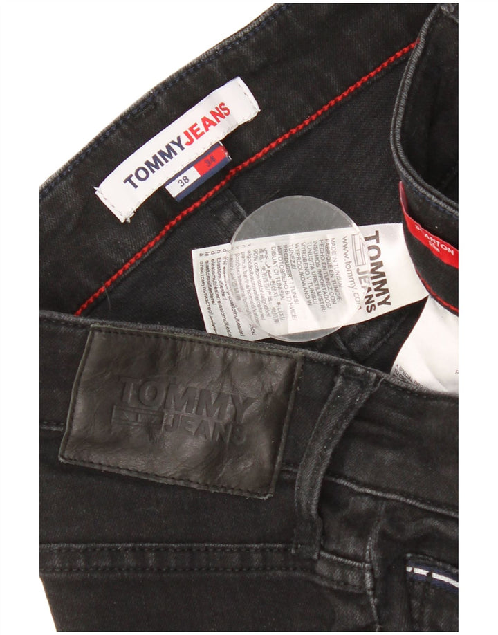 Tommy Hilfiger Herre Slim Jeans W38 L34 Sort Bomuld