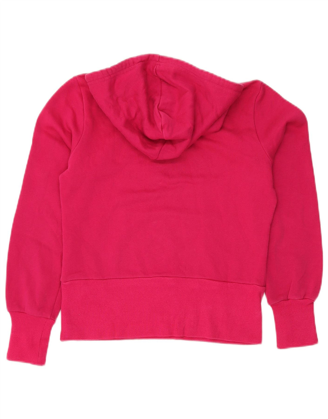 ADIDAS Dame Crop Graphic Hoodie Jumper IT 36 XS Pink Bomuld