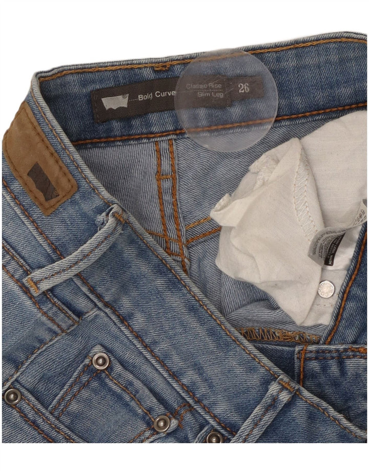 Levi's Womens Bold Curve Classic Rise Slim Jeans W26 L31 Blå