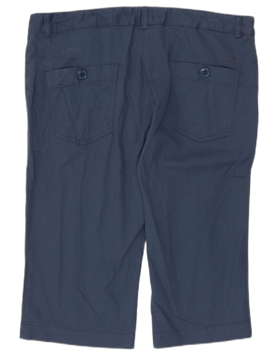 Fila Dame Capri Bukser UK 16 Large W36 L17 Marineblå Polyamid