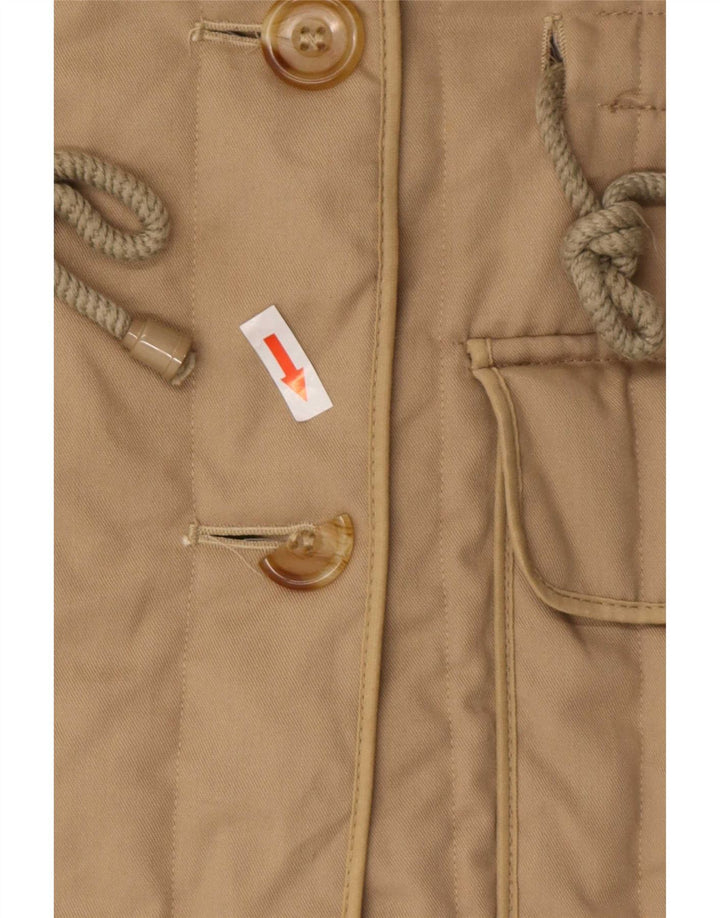 Aquascutum Dame Oversized Polstret Frakke UK 16 Large Beige Polyester