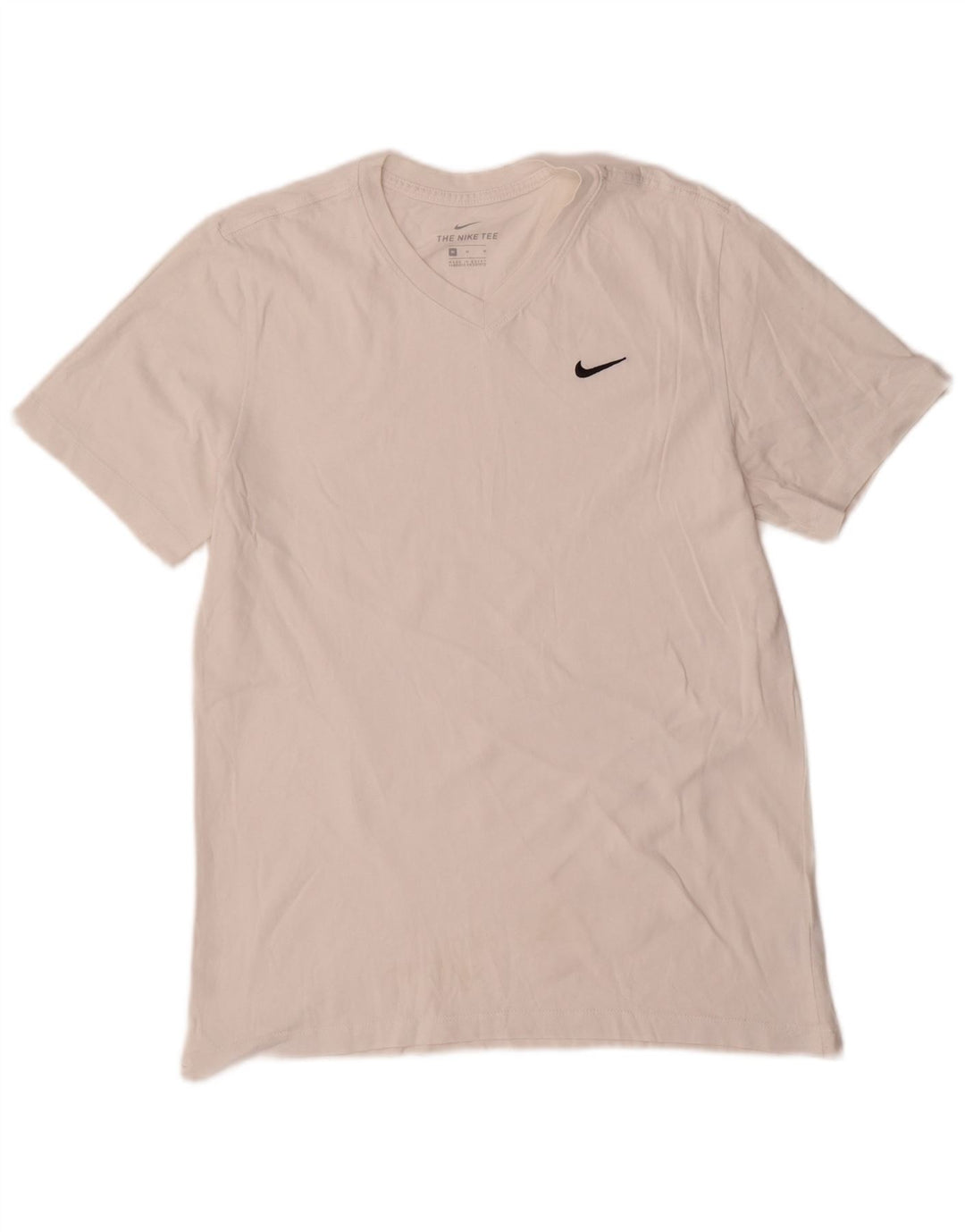 Nike T-shirt top mellem mænd, hvid bomuld