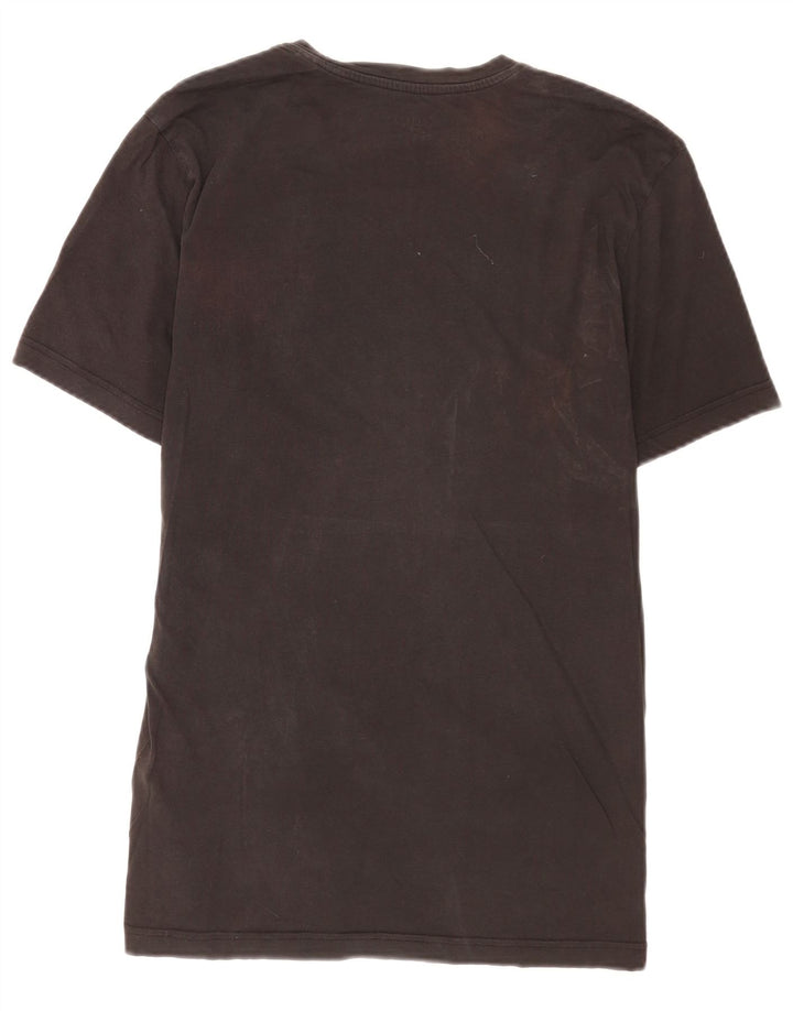 Reebok Herre grafisk T-shirt Top Stor sort bomuld