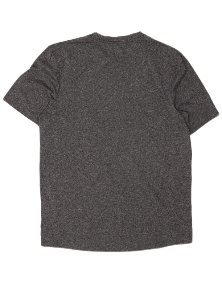 Umbro Herre T-Shirt Top Medium Grey Flecked Polyester