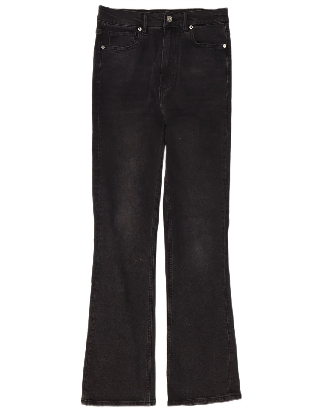 ALL SAINTS Dame Bootcut Jeans W26 L30 Sort Bomuld