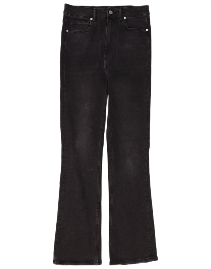 ALL SAINTS Dame Bootcut Jeans W26 L30 Sort Bomuld