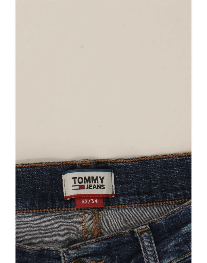 Tommy Hilfiger Herre Slim Jeans W32 L29 Blå