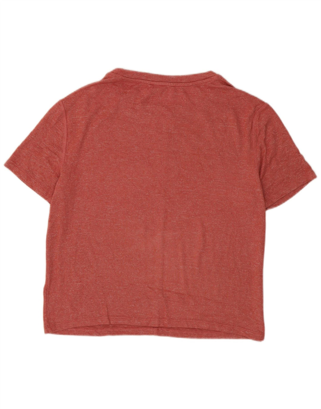 Marks & Spencer T-shirt top til kvinder UK 14 Medium rød viskose