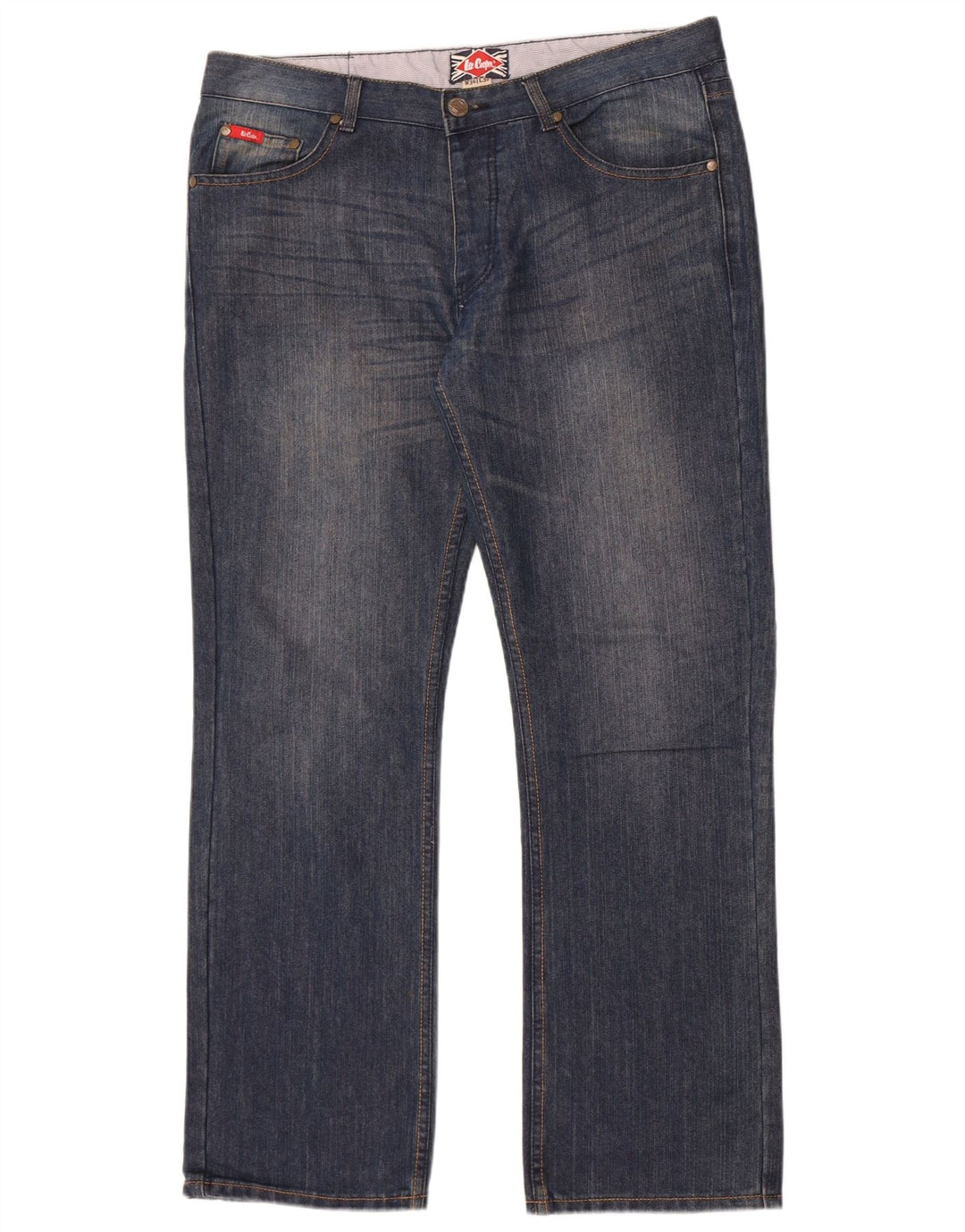 Lee Cooper Straight Jeans til mænd W36 L32 blå bomuld