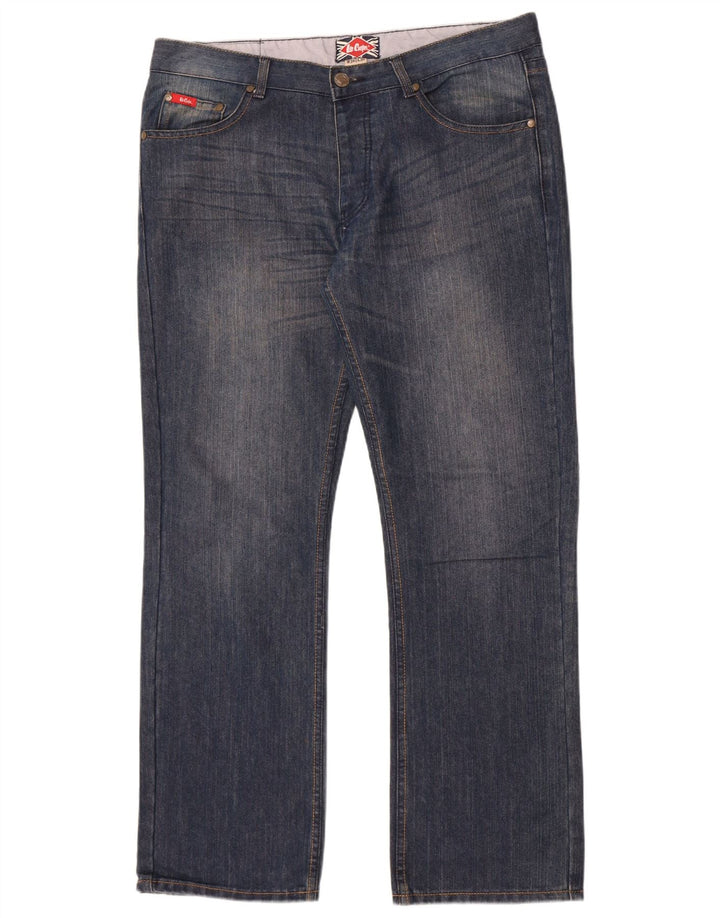 Lee Cooper Straight Jeans til mænd W36 L32 blå bomuld