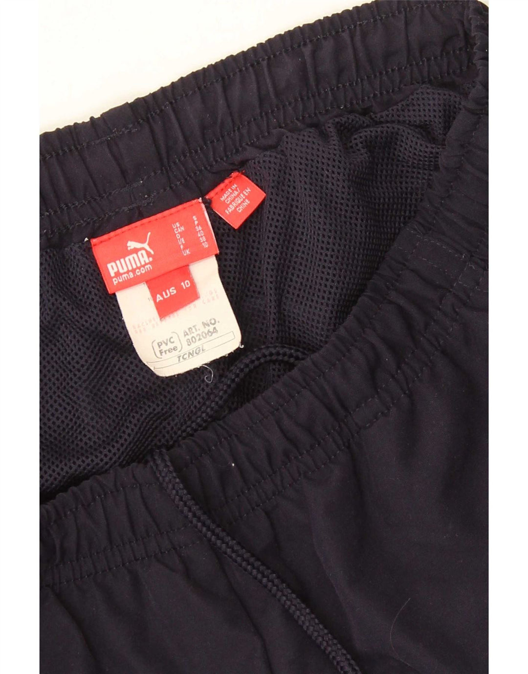 Puma Dame Vandtætte Bukser UK 10 Small Navy Blue Polyester