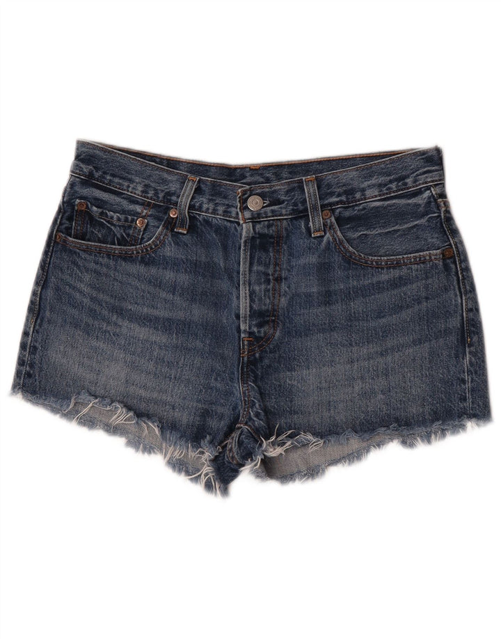 Levi's Womens 501 denimshorts W28 Medium Blue Bomuld