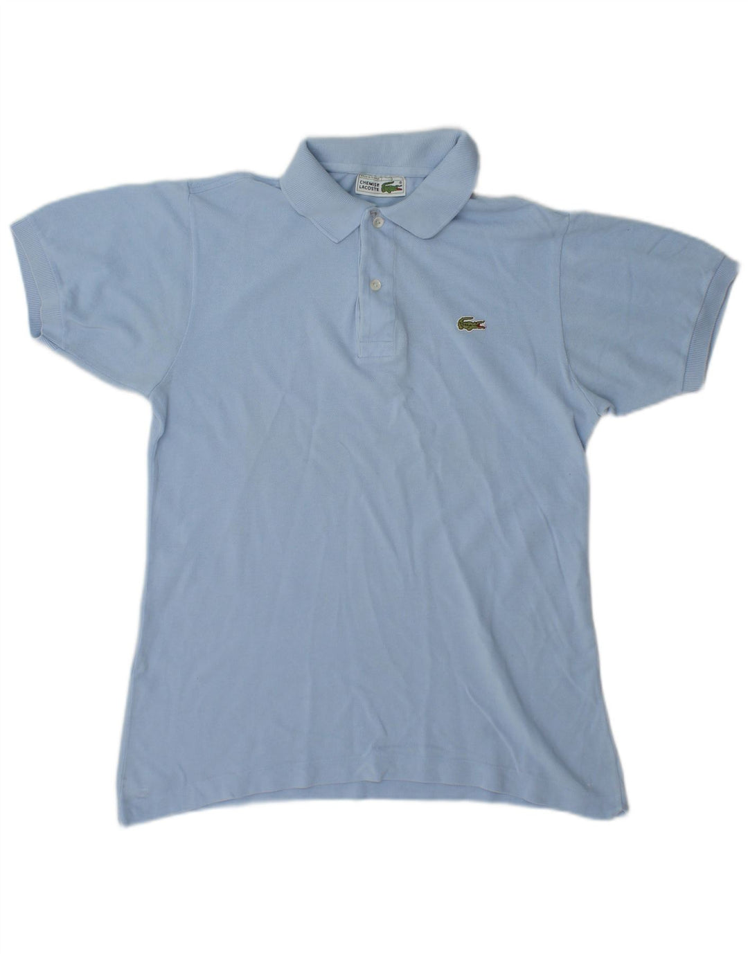 Lacoste herre poloskjorte str. 3 Lille blå bomuld