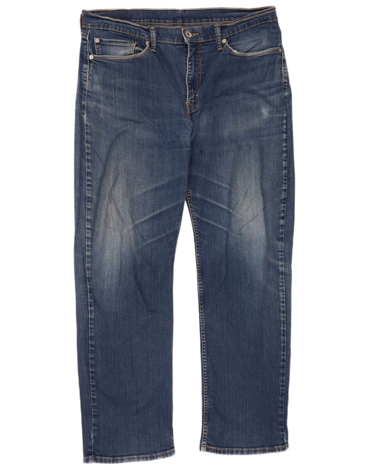 Levi's Herre 514 lige jeans W36 L32 blå bomuld