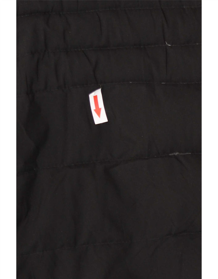 Massimo Dutti Dame Polstret Jakke UK 10 Small Black Polyester