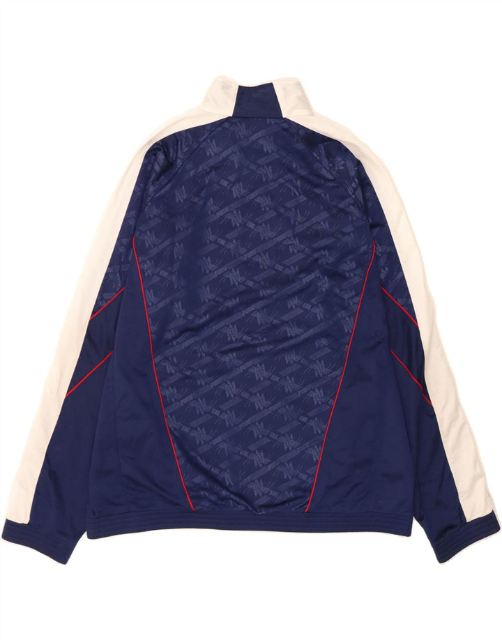 PUMA Mens Tracksuit Top Jacket 2XL Navy Blue Colourblock Polyester Vintage Puma and Second-Hand Puma from Messina Hembry 