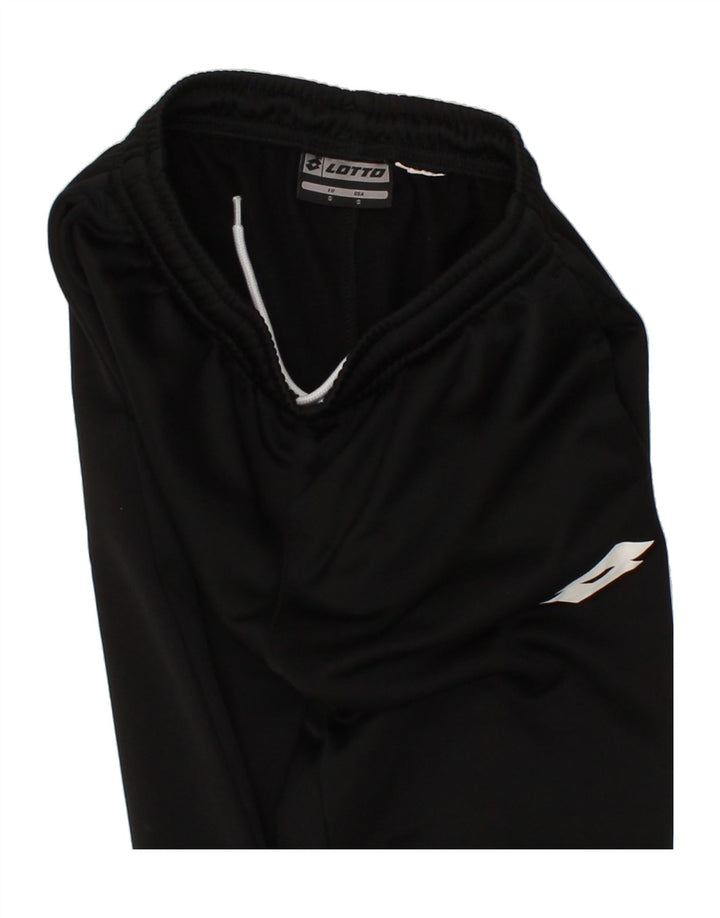 LOTTO Boys Tracksuit Trousers Joggers 9-10 Years Small Black Vintage Lotto and Second-Hand Lotto from Messina Hembry 